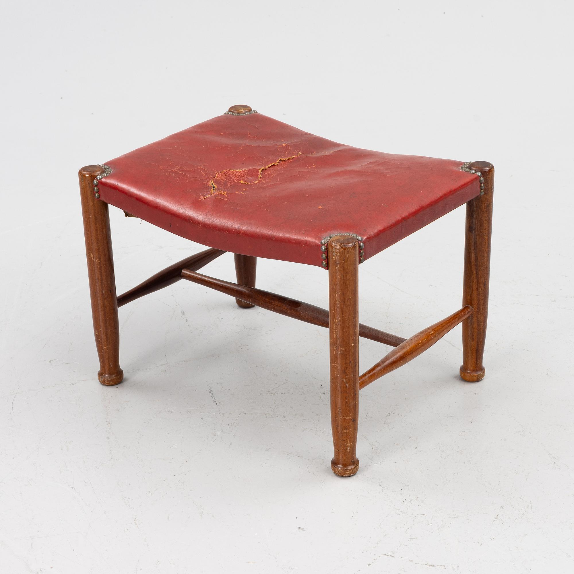 Josef Frank, a model 686 stool, Svenskt Tenn.
