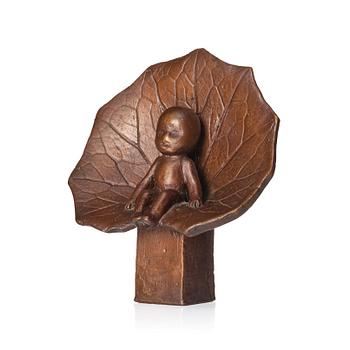 358. Lisa Larson, skulptur "Tummelisa", brons, Scandia Present, ca 1978, nr 551.