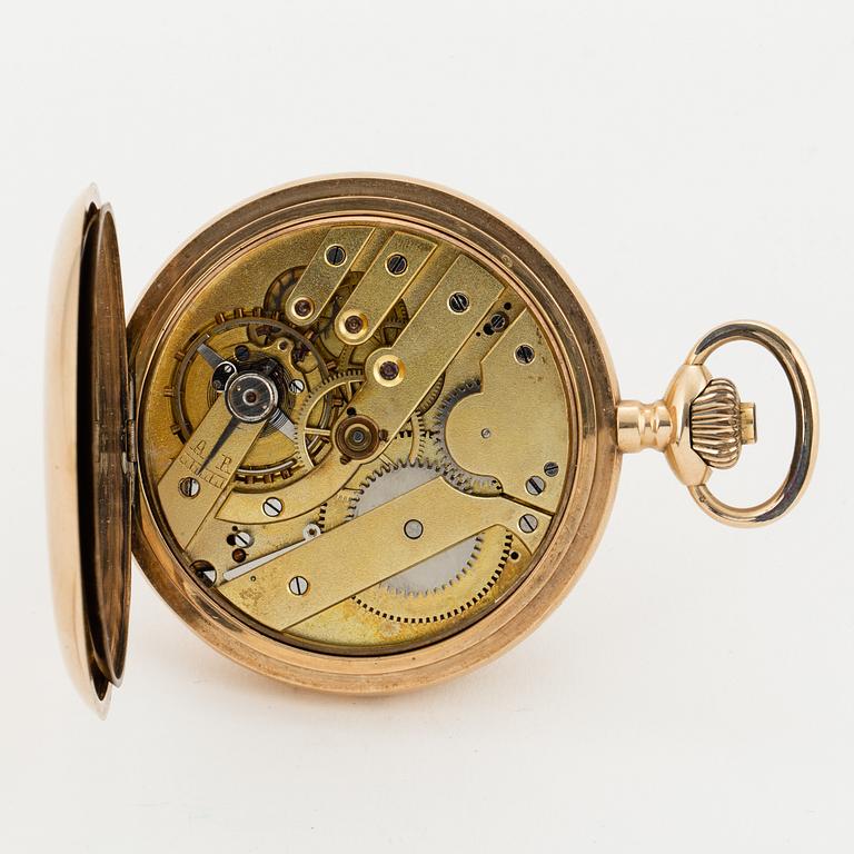 TRAMLEX, pocket watch, hunter, 52,5 mm.