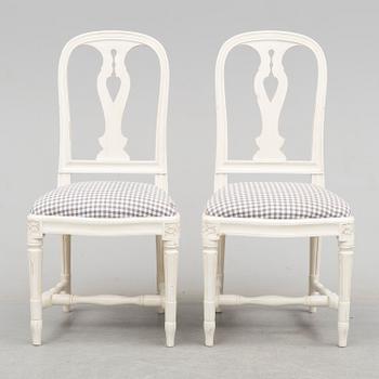 A set of eight chairs from IKEA, "Hallunda", 20th century.