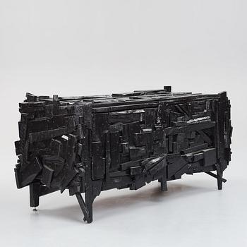 Finn Ahlgren, a "Trash sideboard", unikt, Ateljé Finn Ahlgren 2016.