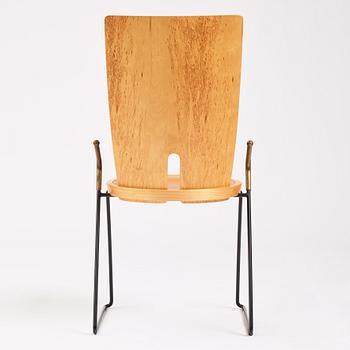 Börge Lindau, an armchair, 'Suellen-Masur', ed. 1/3 prototype, Blå Station, Sweden, 1990.