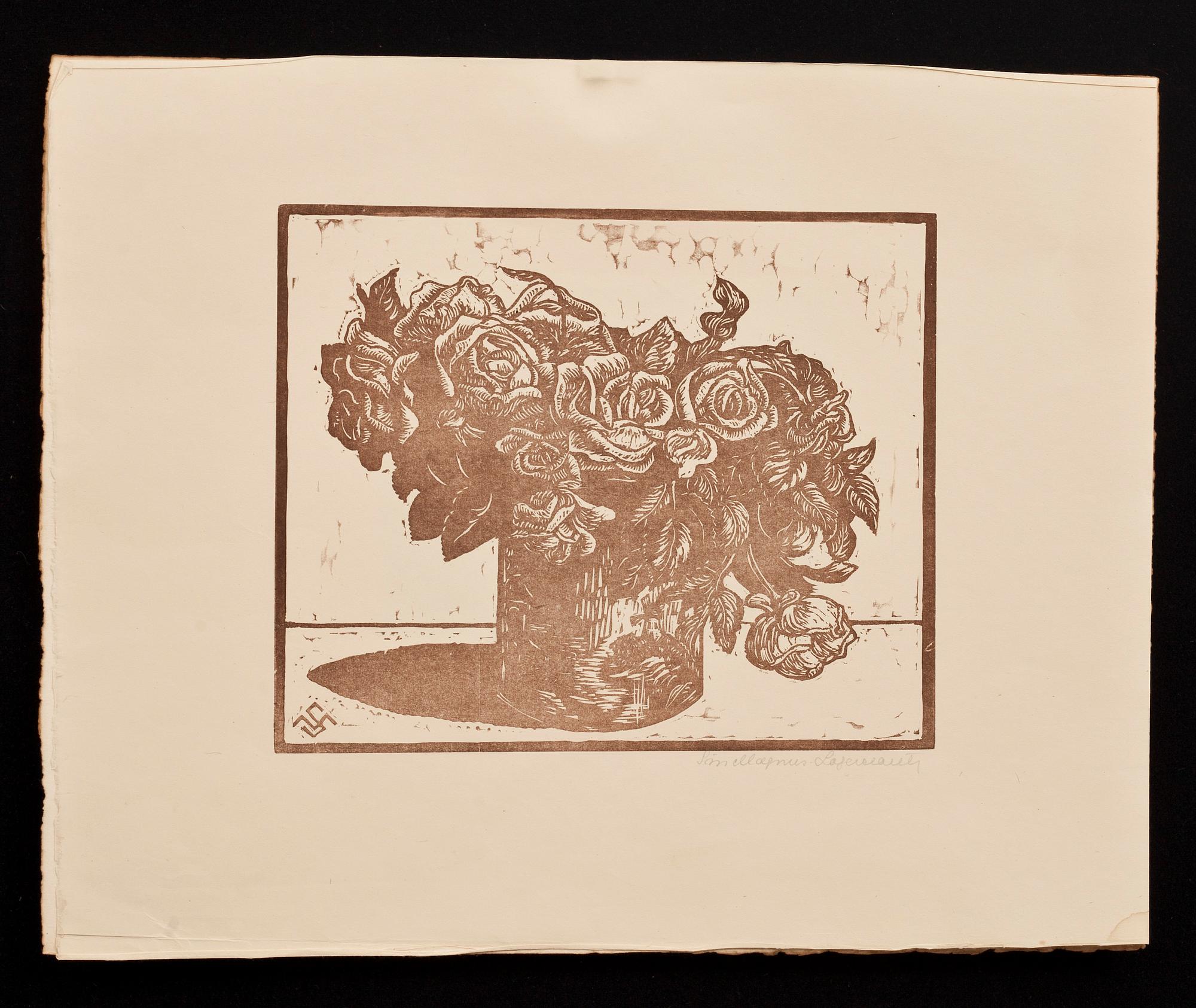 FÖRENINGEN FÖR GRAFISK KONST. 1926, 1927, 1924 och 1925. Tot 17 blad.