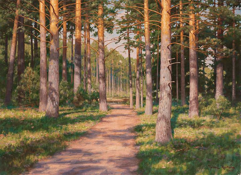 Johan Krouthén, Sunny pine forest.