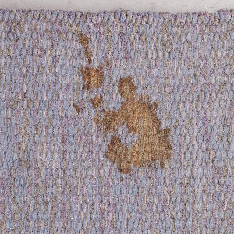 MATTO, flat weave, ca 202 x 137 cm, signed IS (probably Ingegerd Silow).