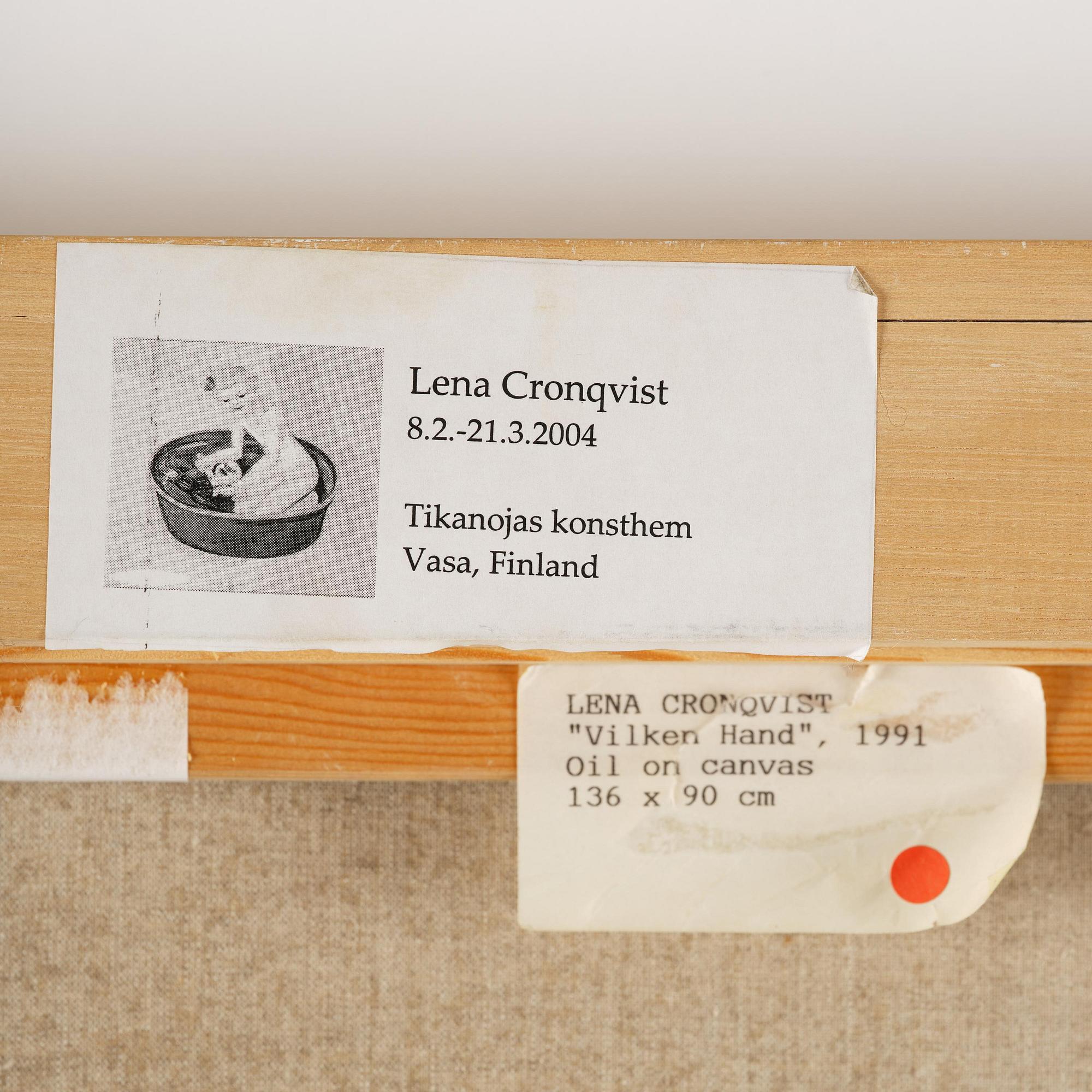 Lena Cronqvist, "Vilken hand?".