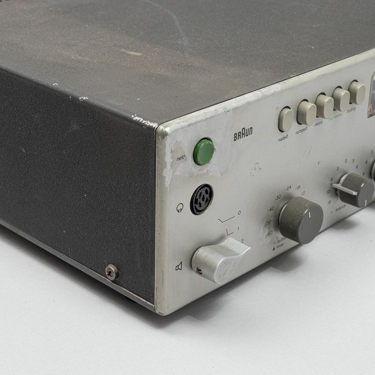 Dieter Rams, stereoutrustning, 5 delar, Braun, Tyskland 1970-tal.