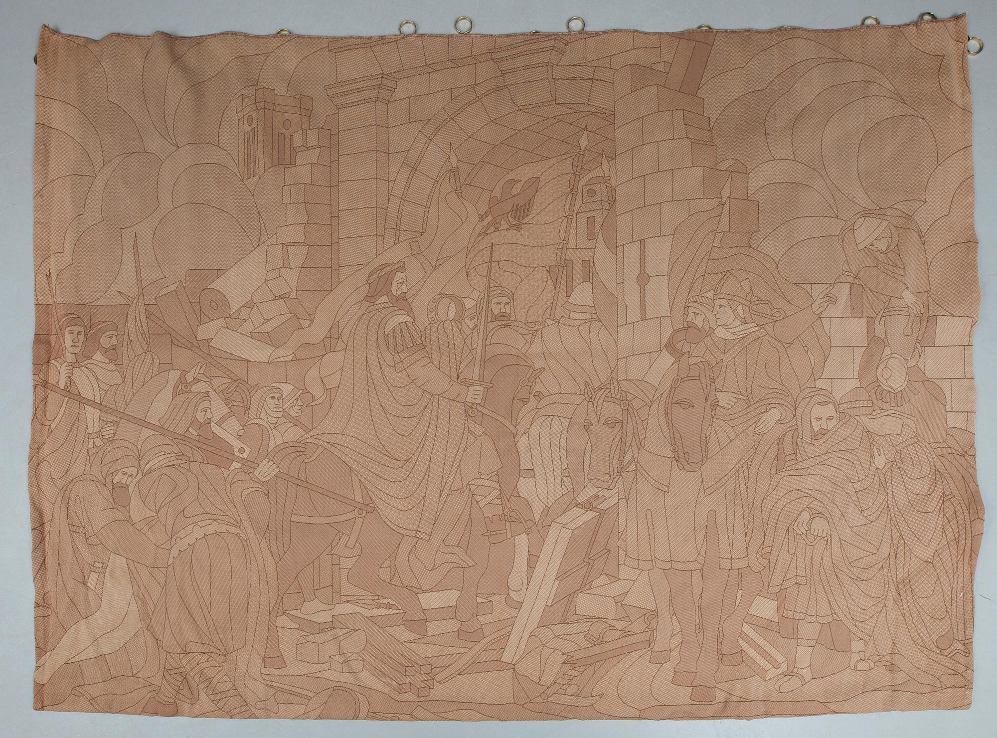 VÄGGBONAD, ca 119 x 163 cm.