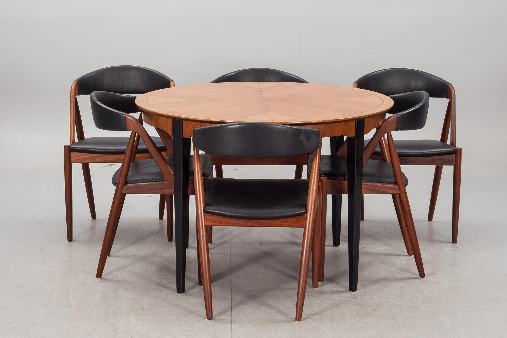 MATMÖBLEMANG, 7 delar, bl a Kai Kristiansen, Danmark.