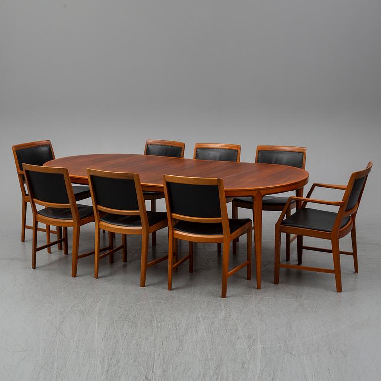 A set of table and chairs by Bertil Fridhagen for Bodafors.