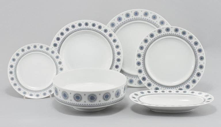 SERVISDElar, 40 st, Tapio Wirkkala, Rosenthal, 1900-talets andra hälft.