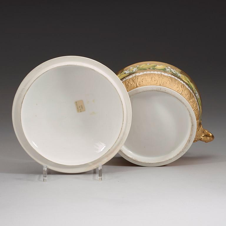 A pair of French Empire tureens with covers, early 19th Century.