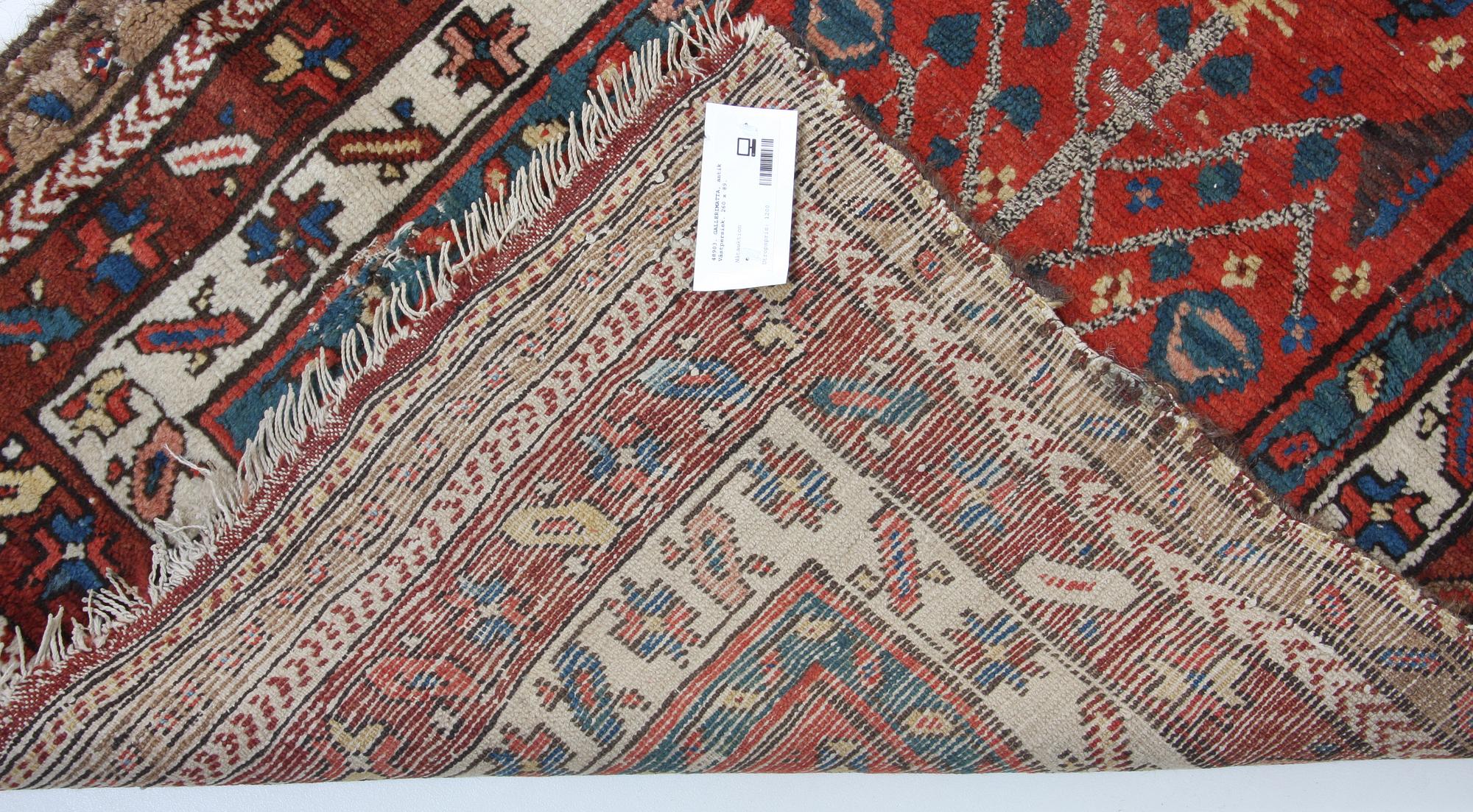 GALLERIMATTA, antik Västpersisk. 260 x 89.