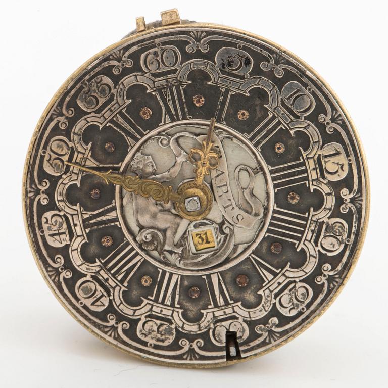 J Tarts pocket watch London 18th century mid / latter part, ca 42 mm.