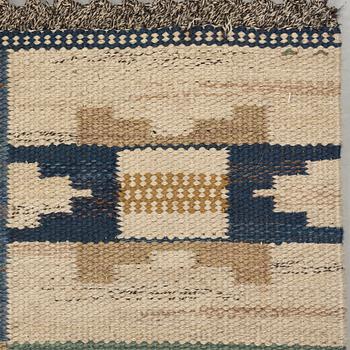 Märta Måås-Fjetterström, MATTA, "Rutmattan med blått", rölakan, ca 297 x 217,5 cm, signerad AB MMF.