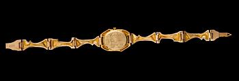 BJÖRN WECKSTRÖM, armbandsur "Pola negri", 14K guld. Lapponia 1987.