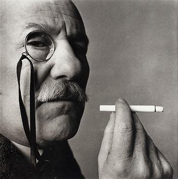 203. Irving Penn, "Barnett Newman, NY", 1966.