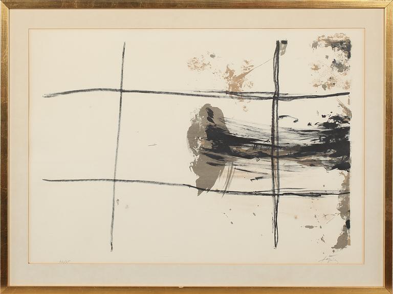 ANTONI TAPIES, litografi, signerad och numrerad 72/75.