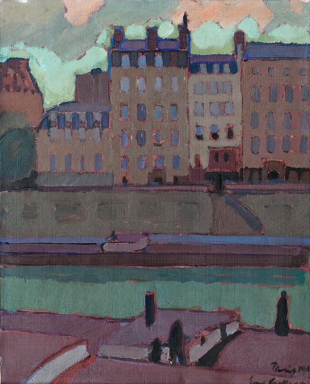 Eero Snellman, VIEW OF THE SEINE.