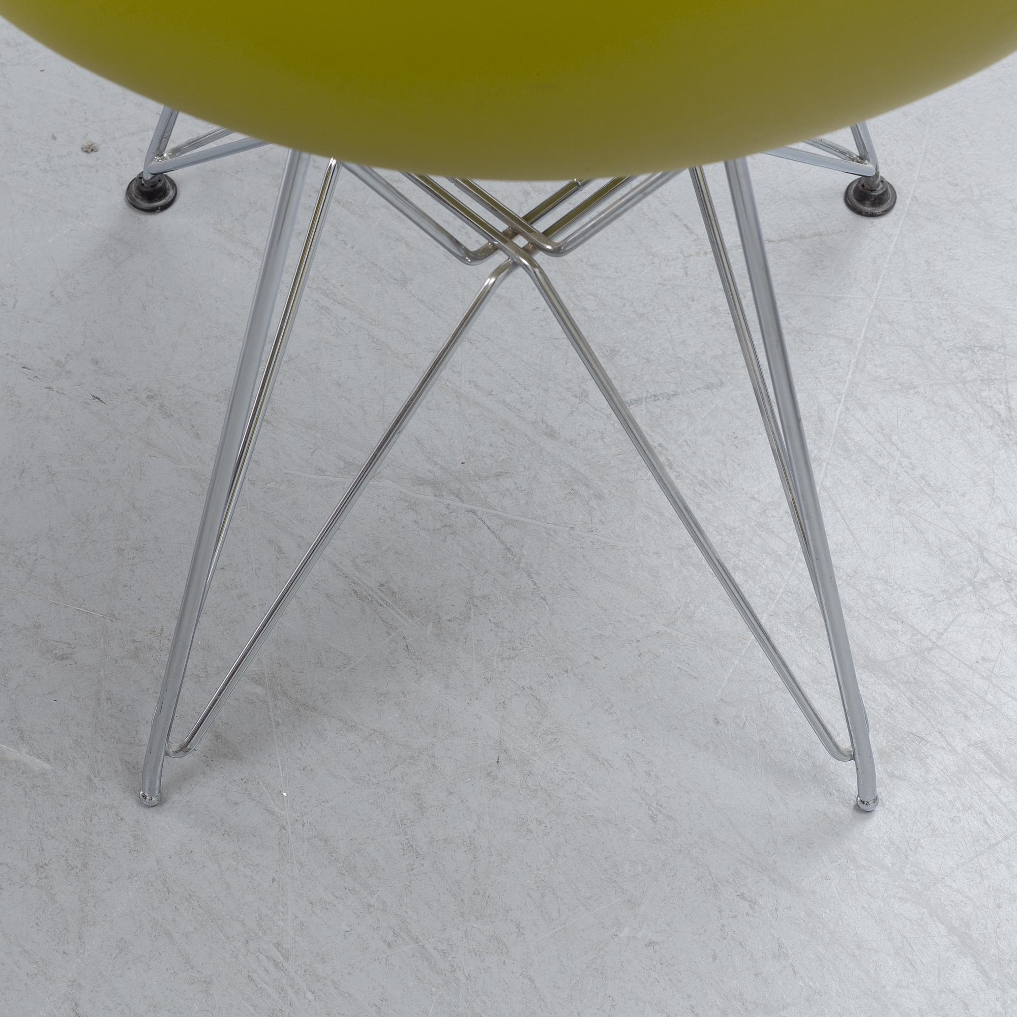 Charles & Ray Eames, seven 'DSR' chairs, Vitra, 2011.