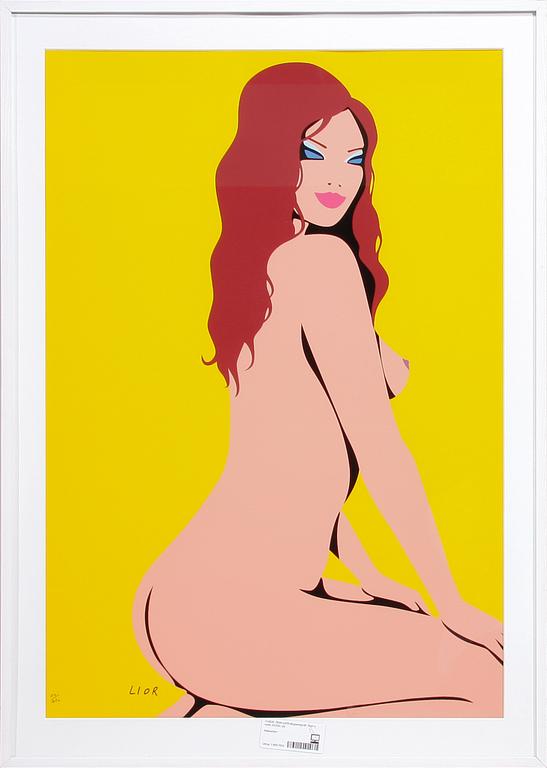 RON LIOR, färgseriegrafi. Sign och numr 24/250.