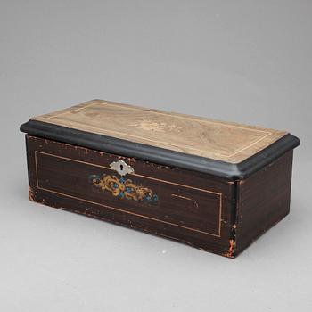 STIFTSPELDOSA, 1800-talets andra hälft.