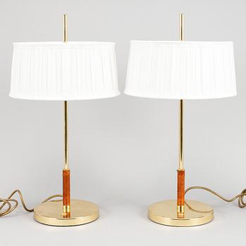 Bordslampor, ett par, Örsjö Industri, 2000-tal.