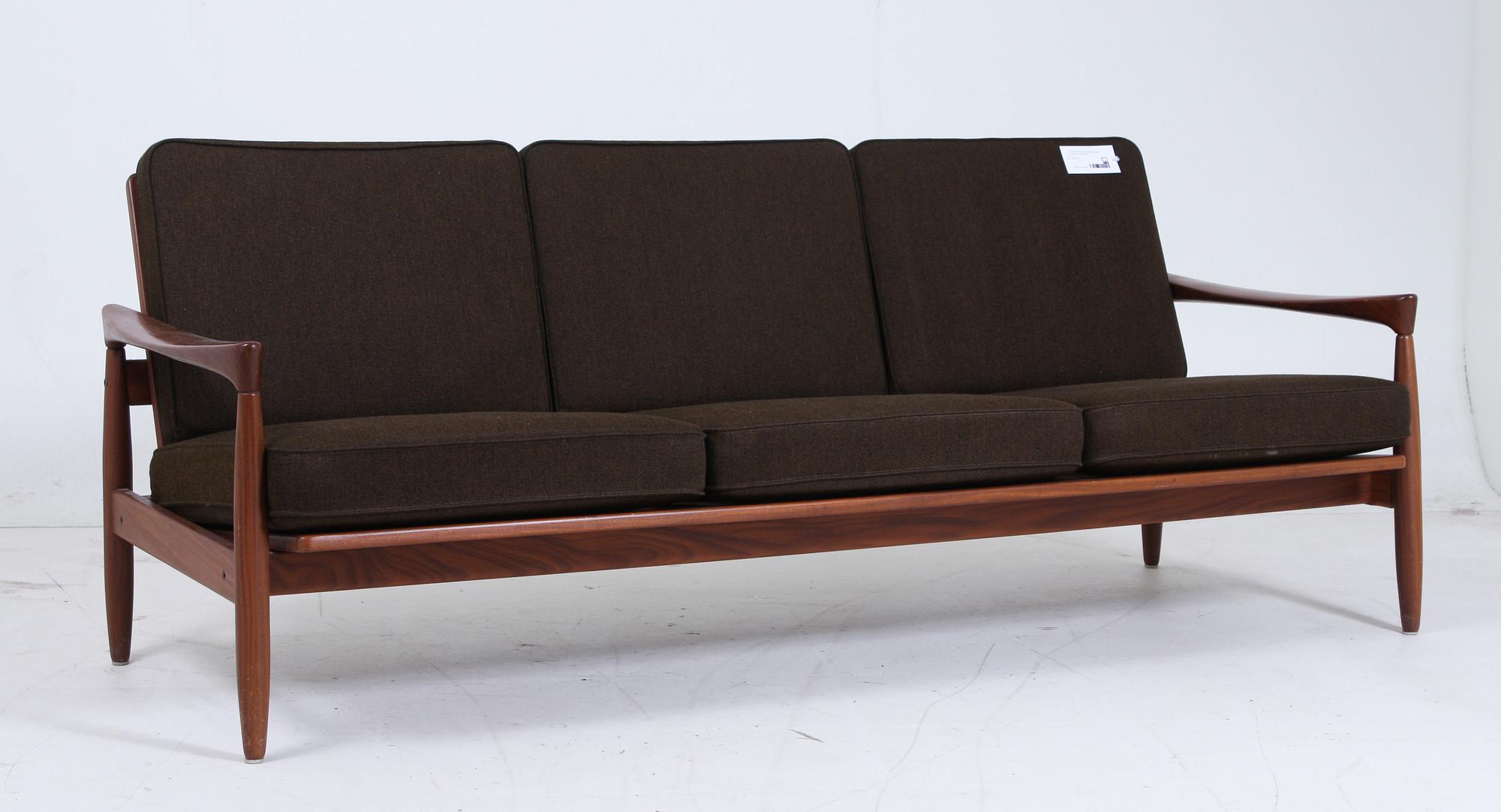 SOFFA med FÅTÖLJ, "Kolding", design Erik Wörtz, 1950/60-tal.
