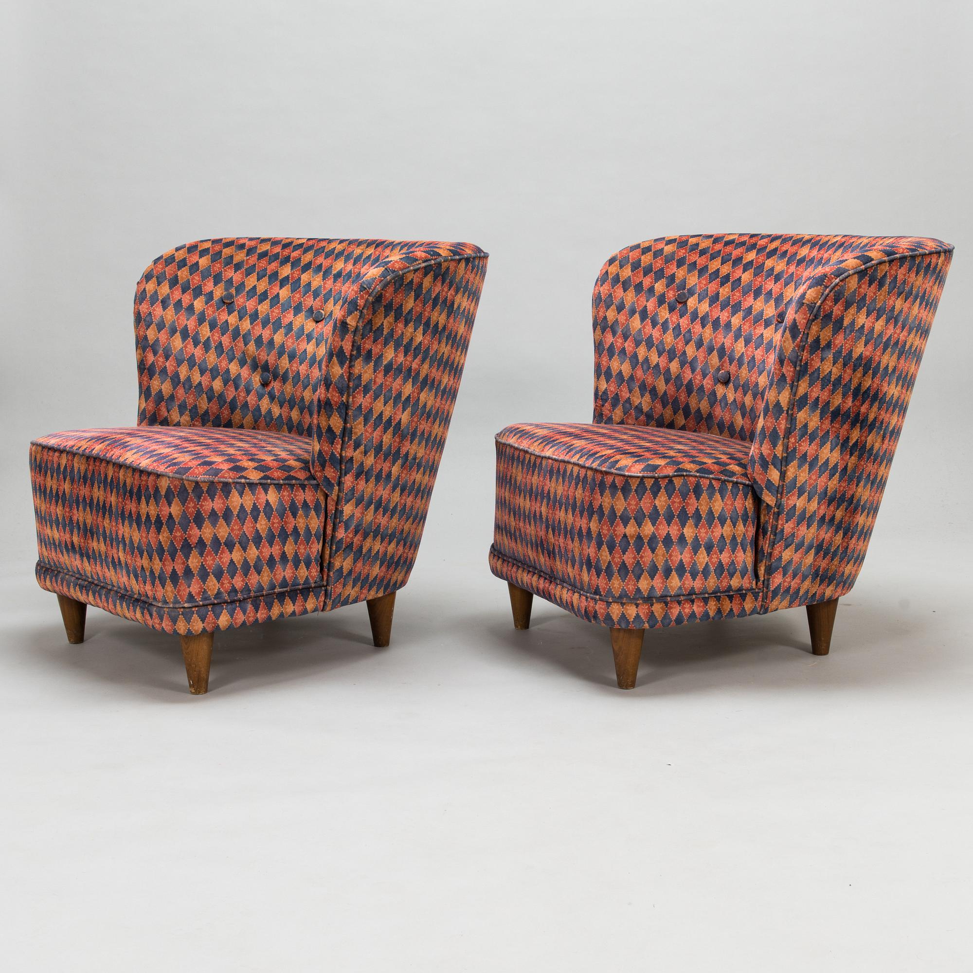 Nojatuolipari, 1950-luku.