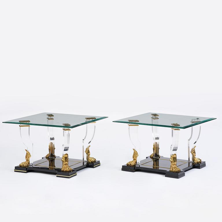 A pair of side tables from Mariner, Spain, 1988.