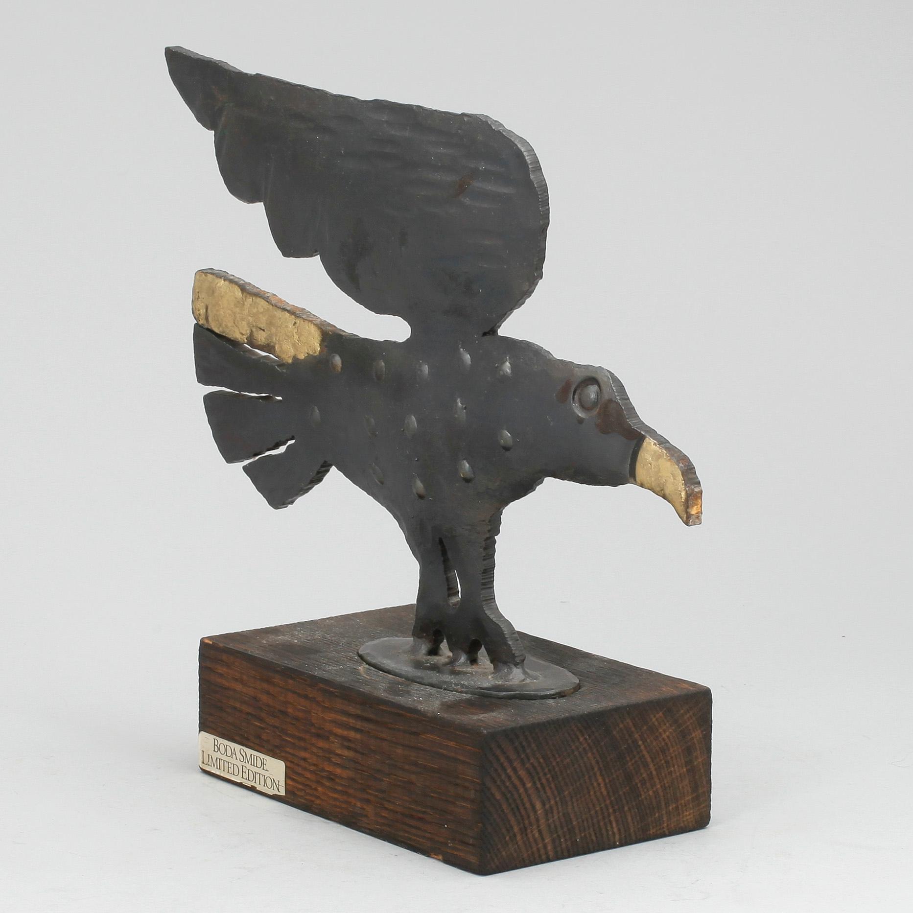 BERTIL VALLIEN, skulptur, Boda Smide, ej signerad, bär numrering 65/975.