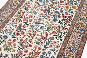 A, 'Golo Bolbol' rug, Isfahan, signed (Mahmoud and Mohammad Reza) Seirafian, c. 230 x 147 cm.