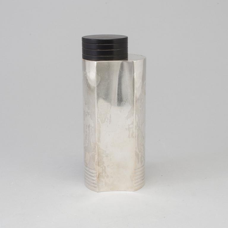 FOLKE ARSTRÖM, shaker, nysilver, GAB, Stockholm, 1900-talets första hälft.