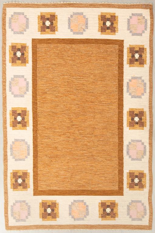 Rölakan rug signed GG, approximately 235x168 cm.