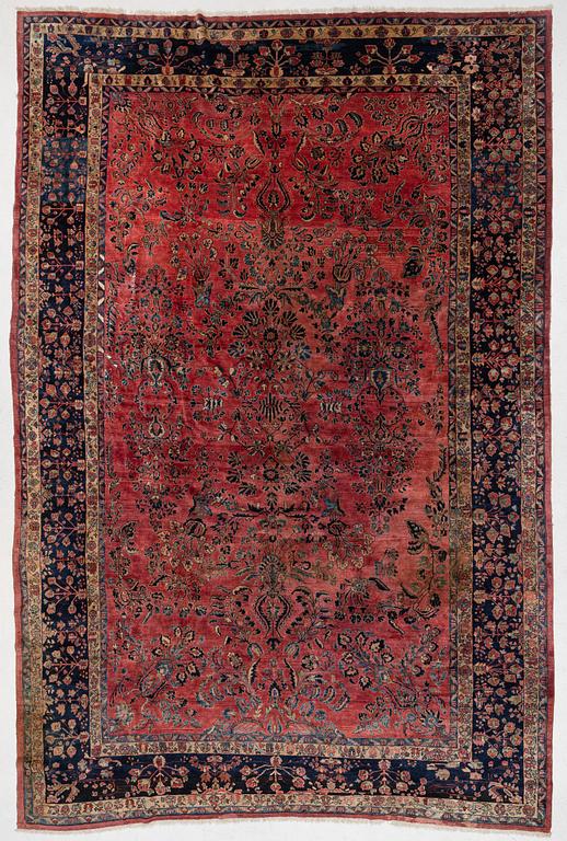 Matta, antik Sarouk, s.k. "amerikansk", västra Persien. 509 x 327 cm.