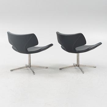 Steinar Hindenes, Tveit & Tornöe, a pair of 'Bone' easy chairs from Materia.