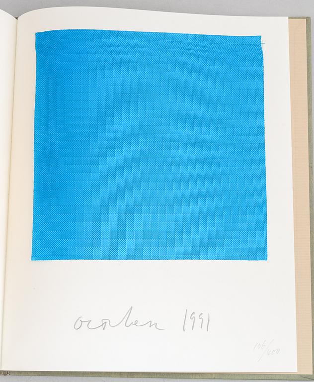 Christo, Book, "The Accordion-Fold Book for The Umbrellas (Japan and U.S.A), Bedfords Arts Publisher, 1991.