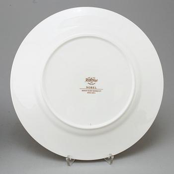 KARIN BJÖRQUIST, a set of 10 Nobel-plates, Rörstrand.