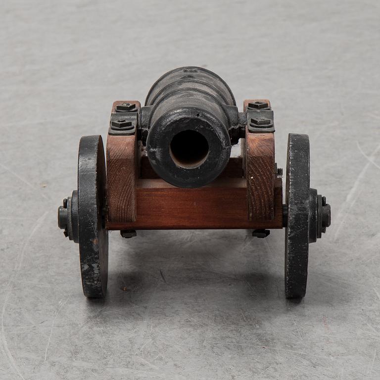 Two Swedish cast iron cannons, Stafsjö bruk, second half of the 20th century.