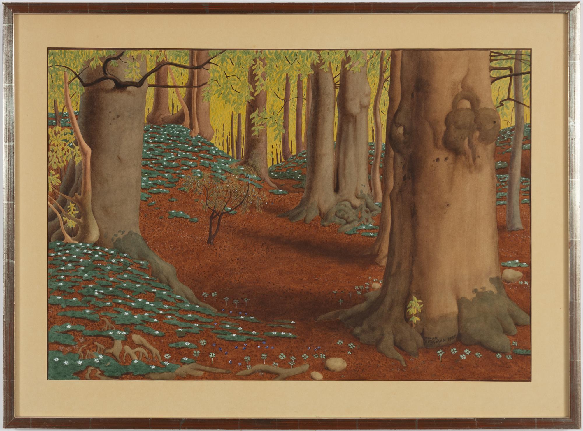 Oskar Bergman, Beech forest.