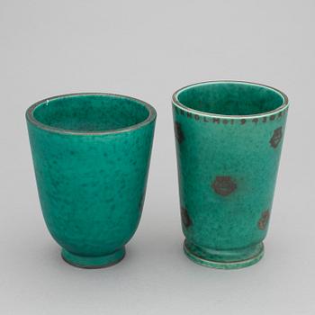 VASER, 2 st, Kåge, Argenta, Gustavsberg.