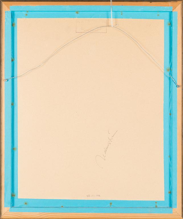 Tyra Malmström, oil on canvas laid on board, signed.