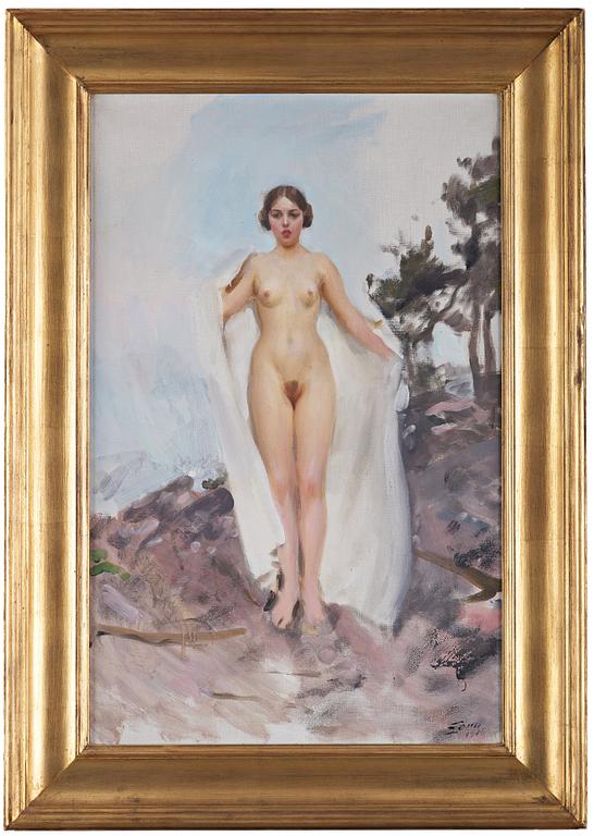 Anders Zorn, "Badkappa II"/"På Hemsö".