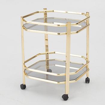 Serving trolley/side table, late 20th century.