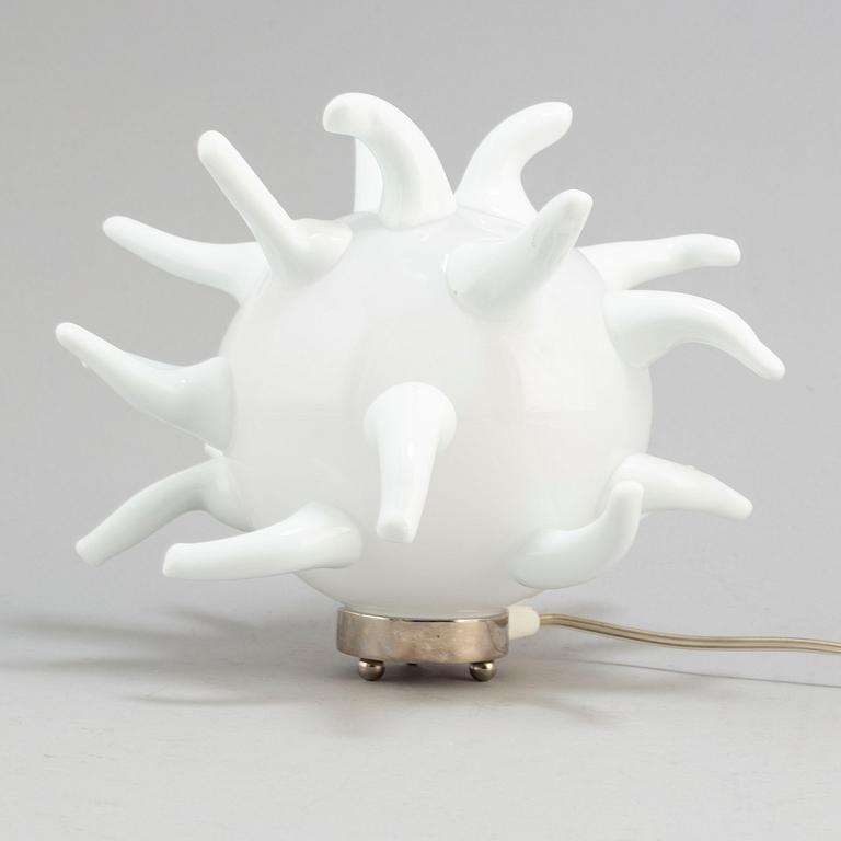 EVA DARPÖ, skulptur/bordslampa, glas, signerad Eva Darpö.