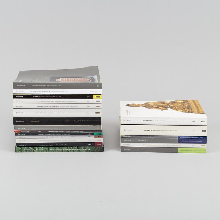 A group of 20 Bonhams auction catalogues from various locations, 2004-2009.