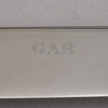 Jacob Ängman, a silver cutlery, 'Rosenholm', GAB (24 pieces).