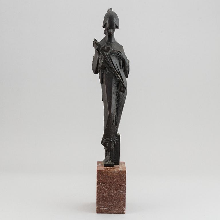 Jan Hána, efter. Skulptur. Signerad. Brons, höjd 54,5 (ink bas).
