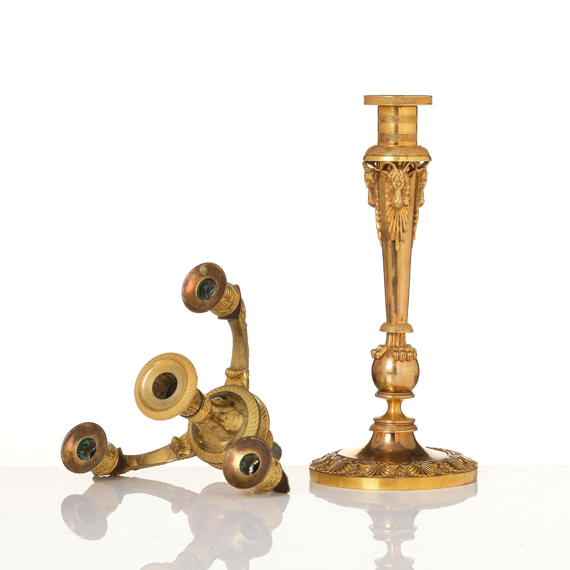 Kandelaber för fyra ljus, Ryssland 1800-talets början, Empire.