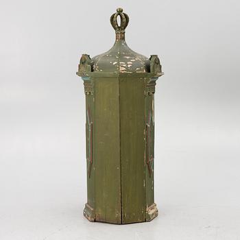 Corner cabinet, likely 18th century.